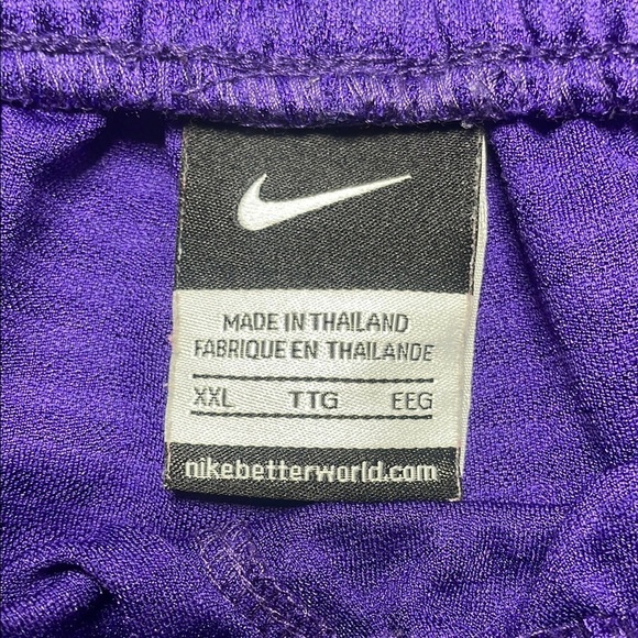 Nike Men's Purple Athletic Shorts - Picture 7 of 9